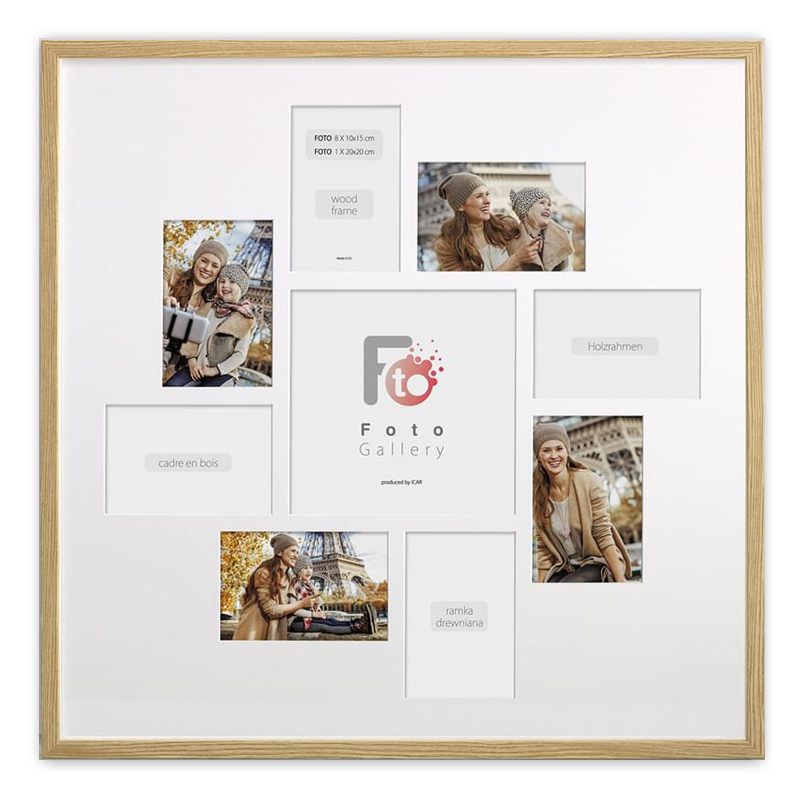 Holzrahmen FOTOGALERIE 60x60